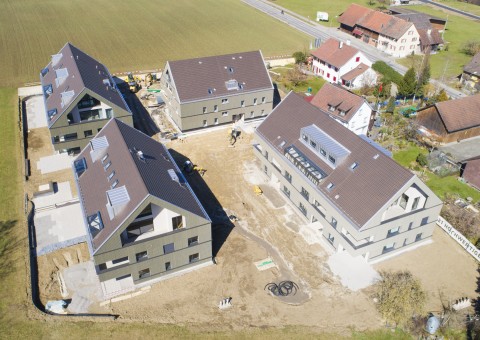 Erstvermietung! An idyllischer und unverbaubarer Wohnlage von Wagenhausen (TG) vermieten wir 20 Mietwohnungen