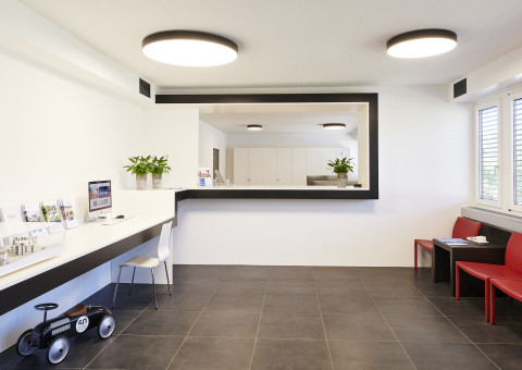 Impressionen von unseren neuen Büroräumlichkeiten an unserem Hauptsitz in 8200 Schaffhausen